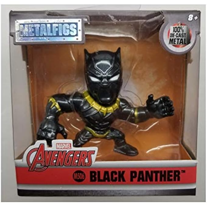 MARVEL AVENGERS NANO METALFIG BLACK PANTHER M506 2.5 INCH